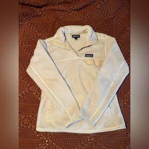 Patagonia Off-White Fleece Jacket